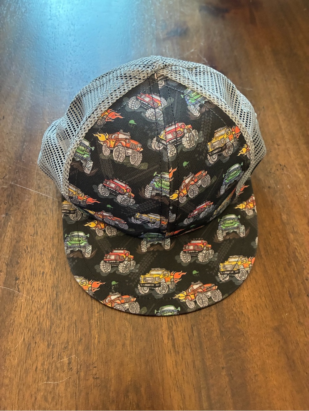 George Hats Monster Truck Trucker Hat Boys Child Size 2-4Y Black Gray Kids